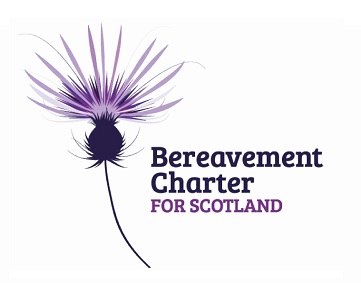 Thistle logo of the bereavement charter